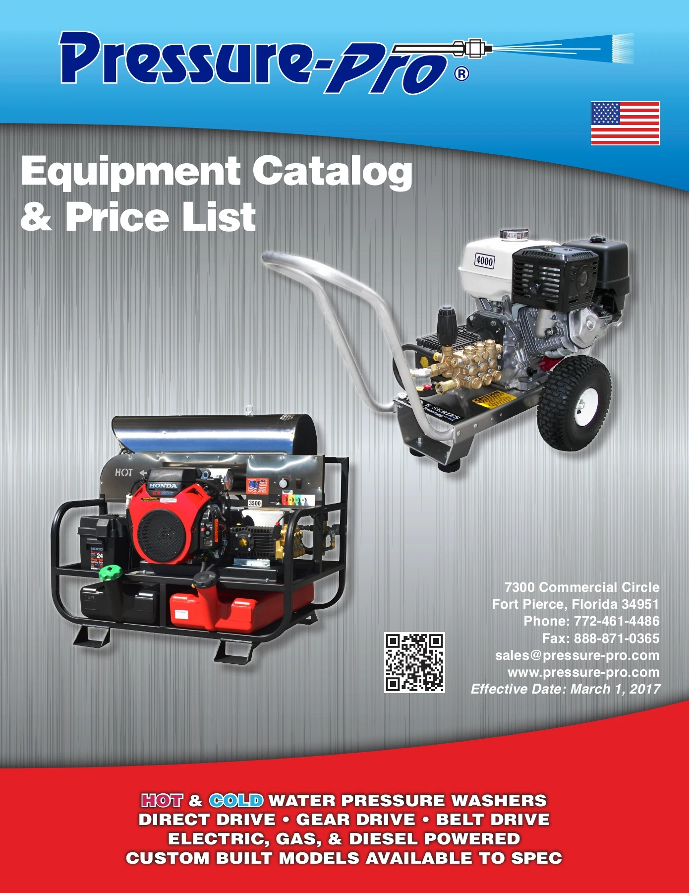 PRESSURE PRO PRODUCTS CATALOG