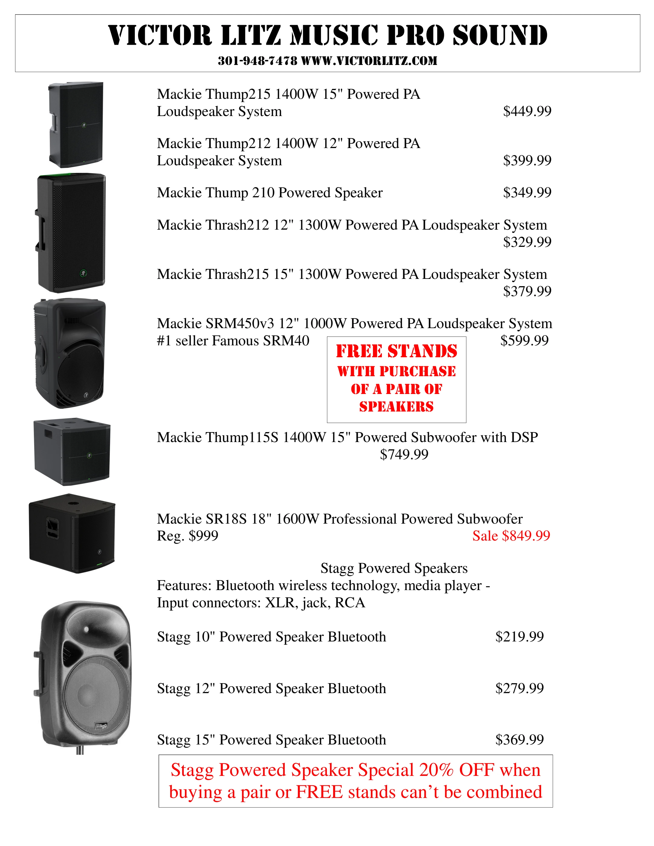 Pro Sound Spring Specials