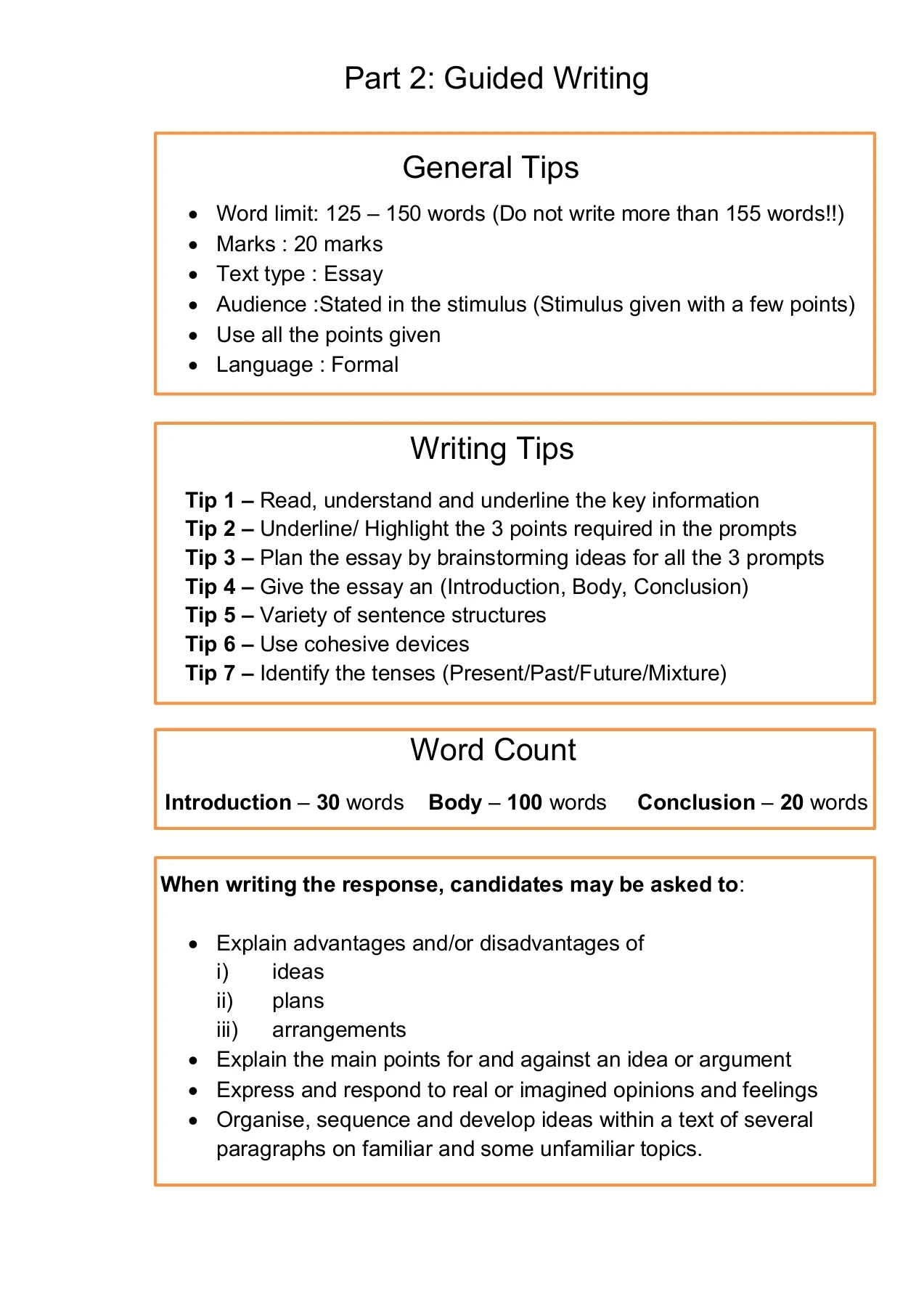 SPM PAPER 2: GUIDED WRITING PART 2