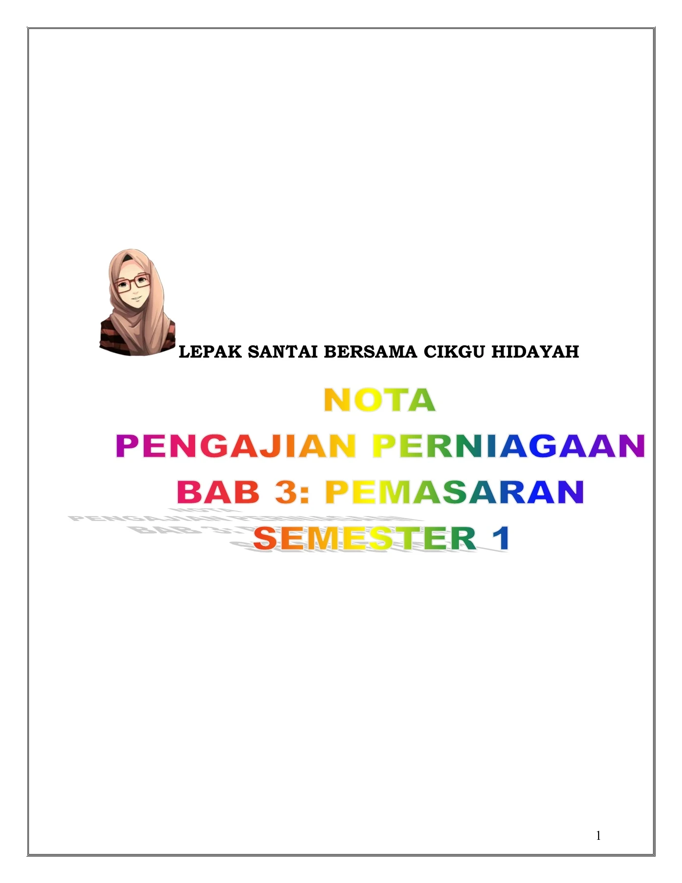 NOTA PP BAB 3 SEM 1