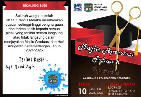 BUKU PROGRAM MAJLIS APRESIASI TAHUN 6 6 2024