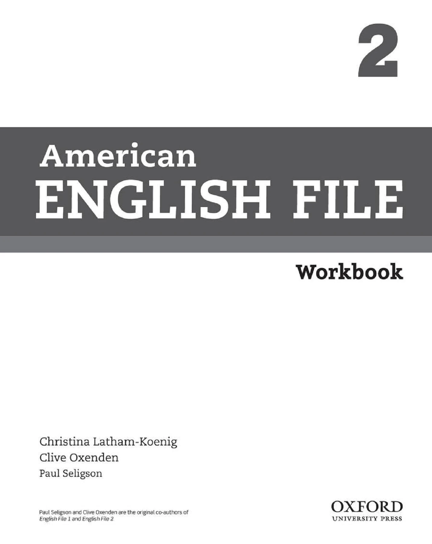 American English File 2 - Workbook - Second Edition