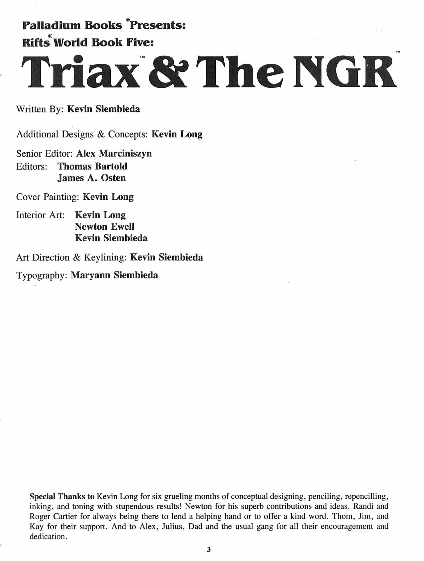 Triax Predator Rifts Rifts - World Book 05 - Triax and the NGR