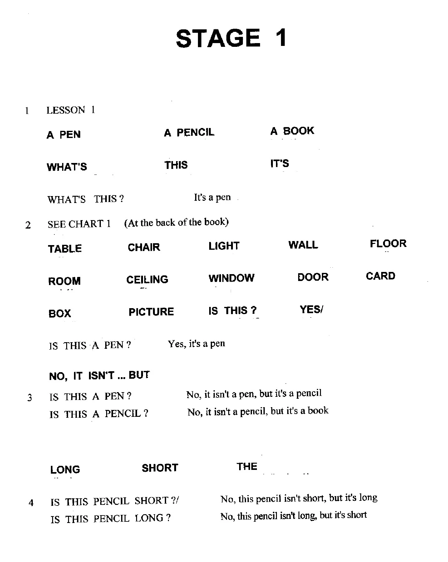 Callan Method Stage 1 with exercises