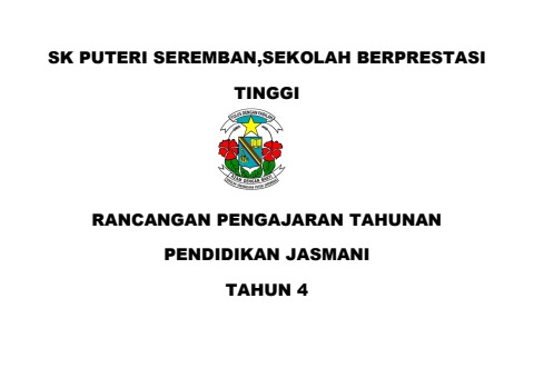 RPT PJ THN 4 2024-2025 - NORAISHAH BINTI HASSAN KPM-Guru Flip PDF | AnyFlip