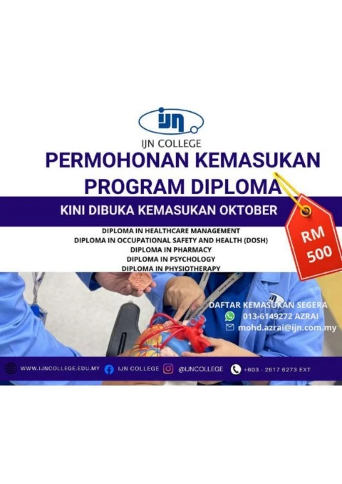 Pembelajaran Pengajian di IJN College (dibawah kumpulan Institut ...