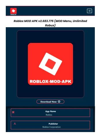 Roblox Mod apk