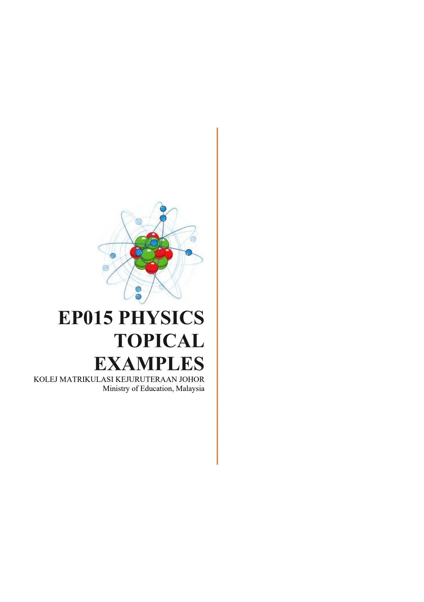EP015 Topical Examples