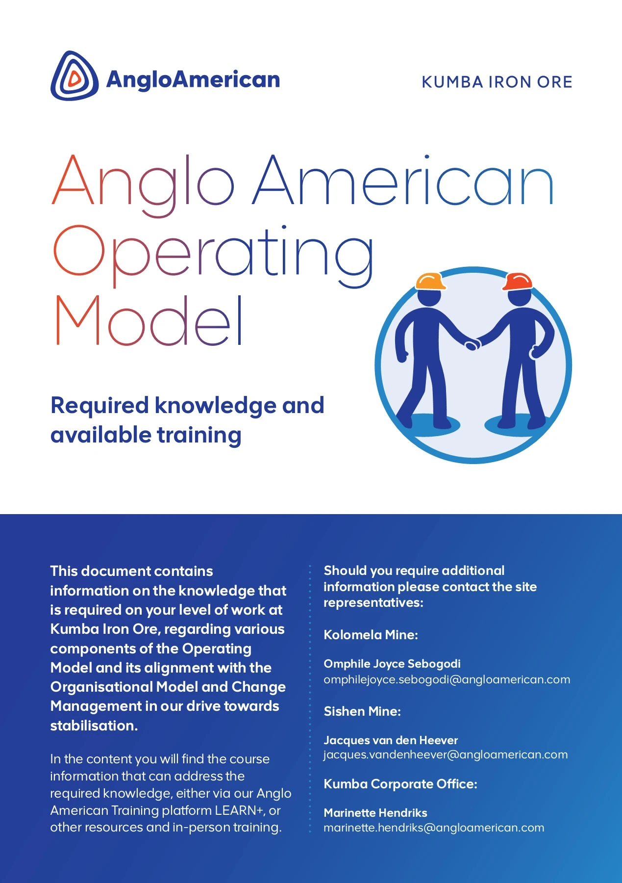 Anglo American Operating Model