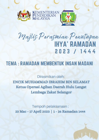 BUKU PROGRAM MAJLIS PENUTUP IHYA RAMADAN 2023 - adanimay Flip PDF | AnyFlip