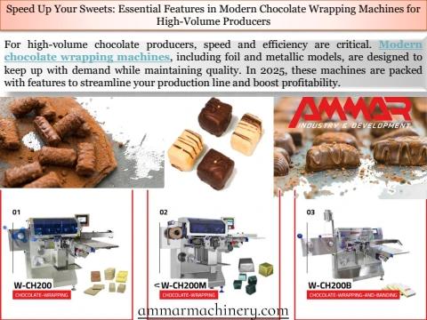 Speed Up Your Sweets: Essential Features in Modern Chocolate Wrapping ...
