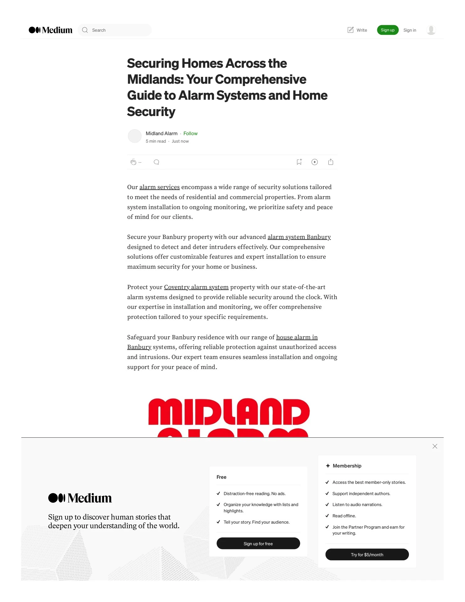 Securing Homes Across the Midlands Your Comprehensive Guide to Alarm ...