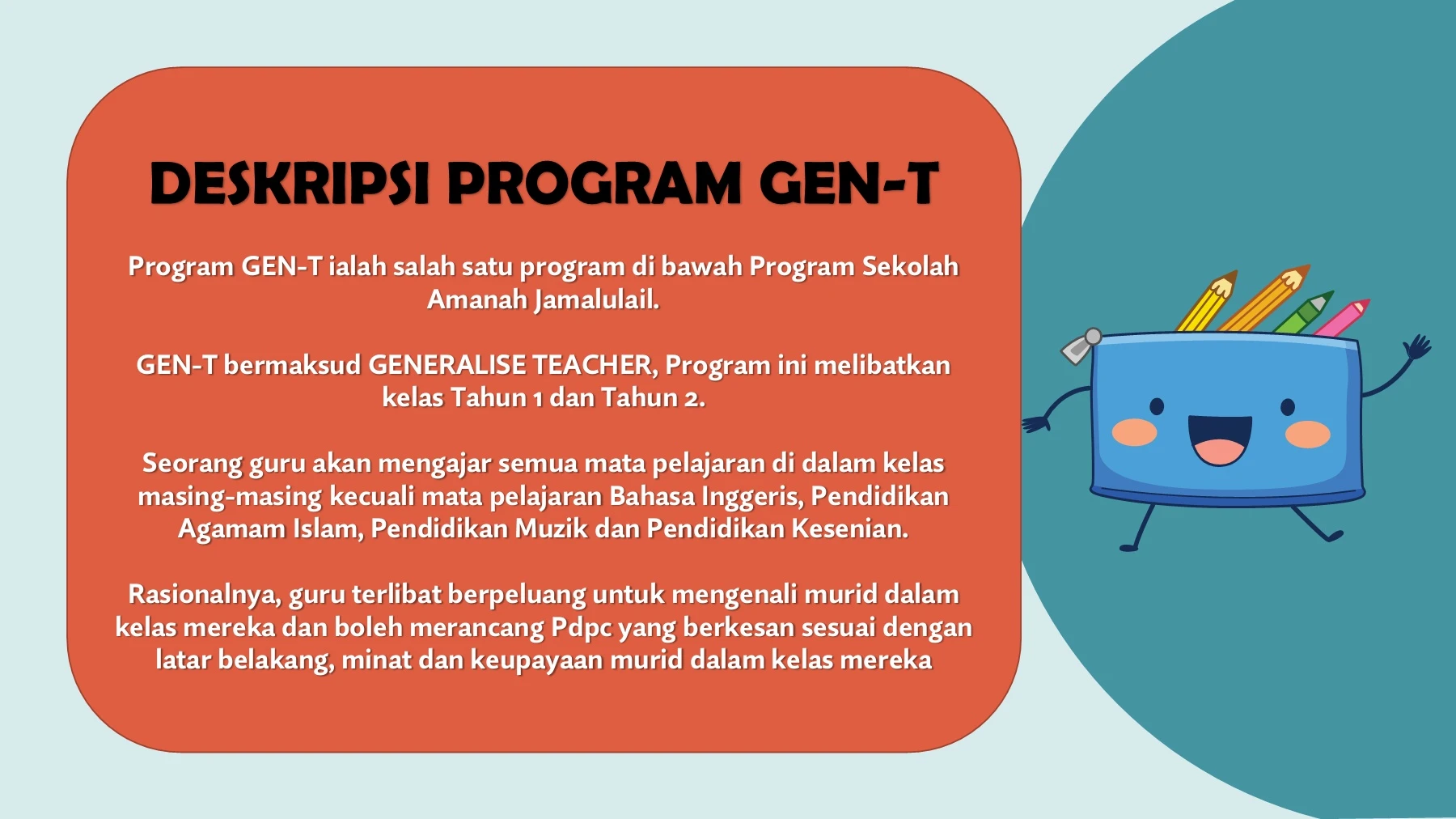 Gen Des Program PROGRAM GEN-T