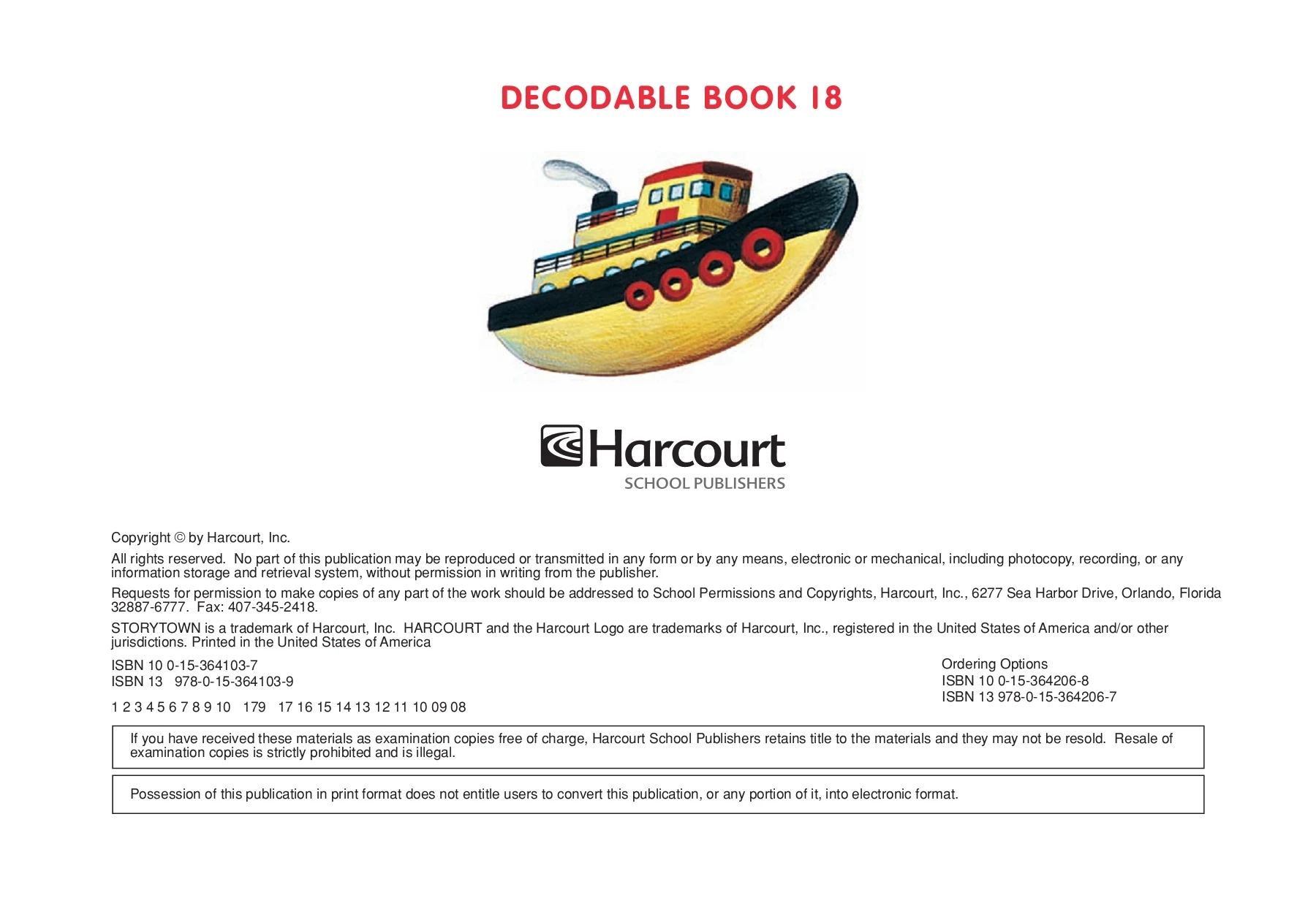 THE LITTLE YELLOW TUGBOAT
