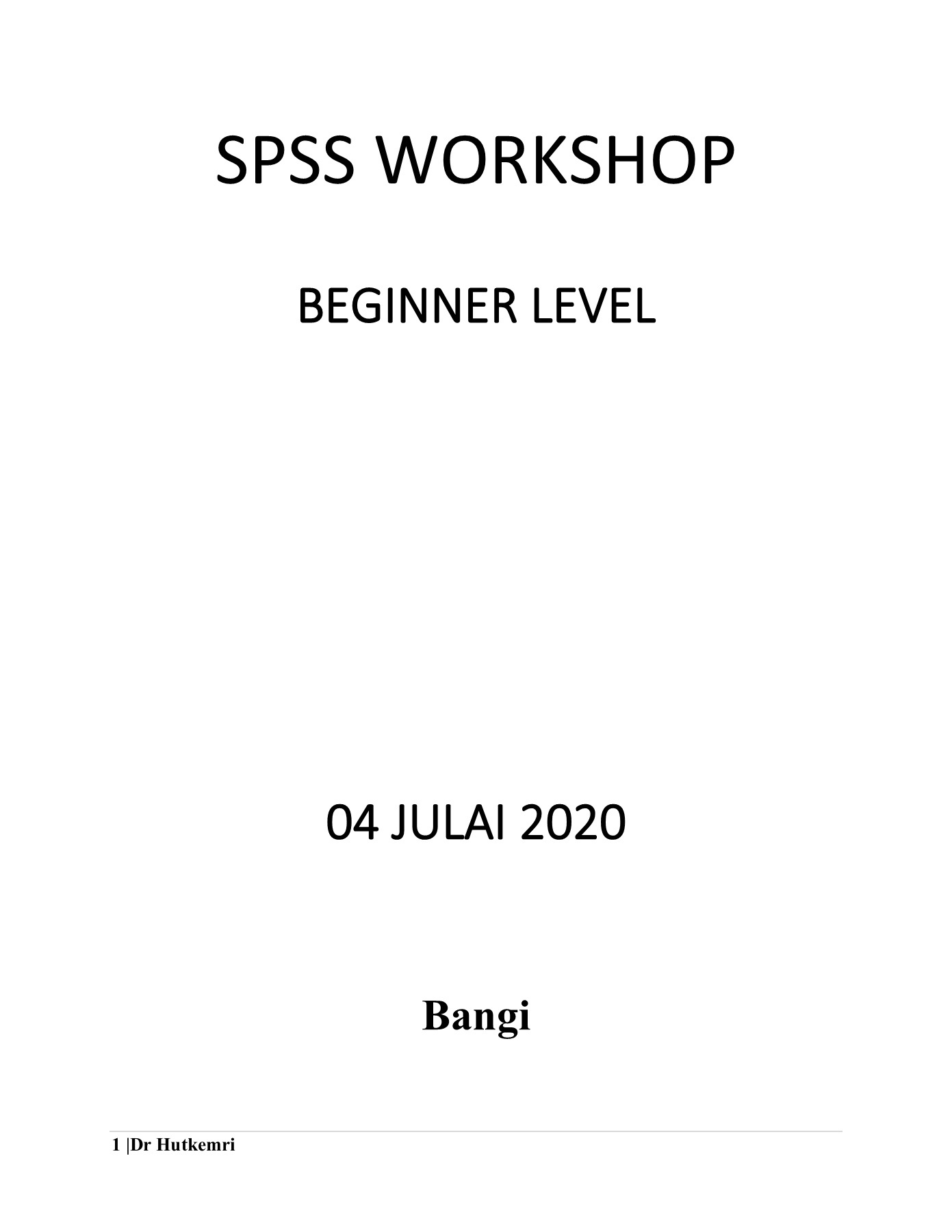 Modul Asas Spss Flip Ebook Pages 1 16 Anyflip Anyflip