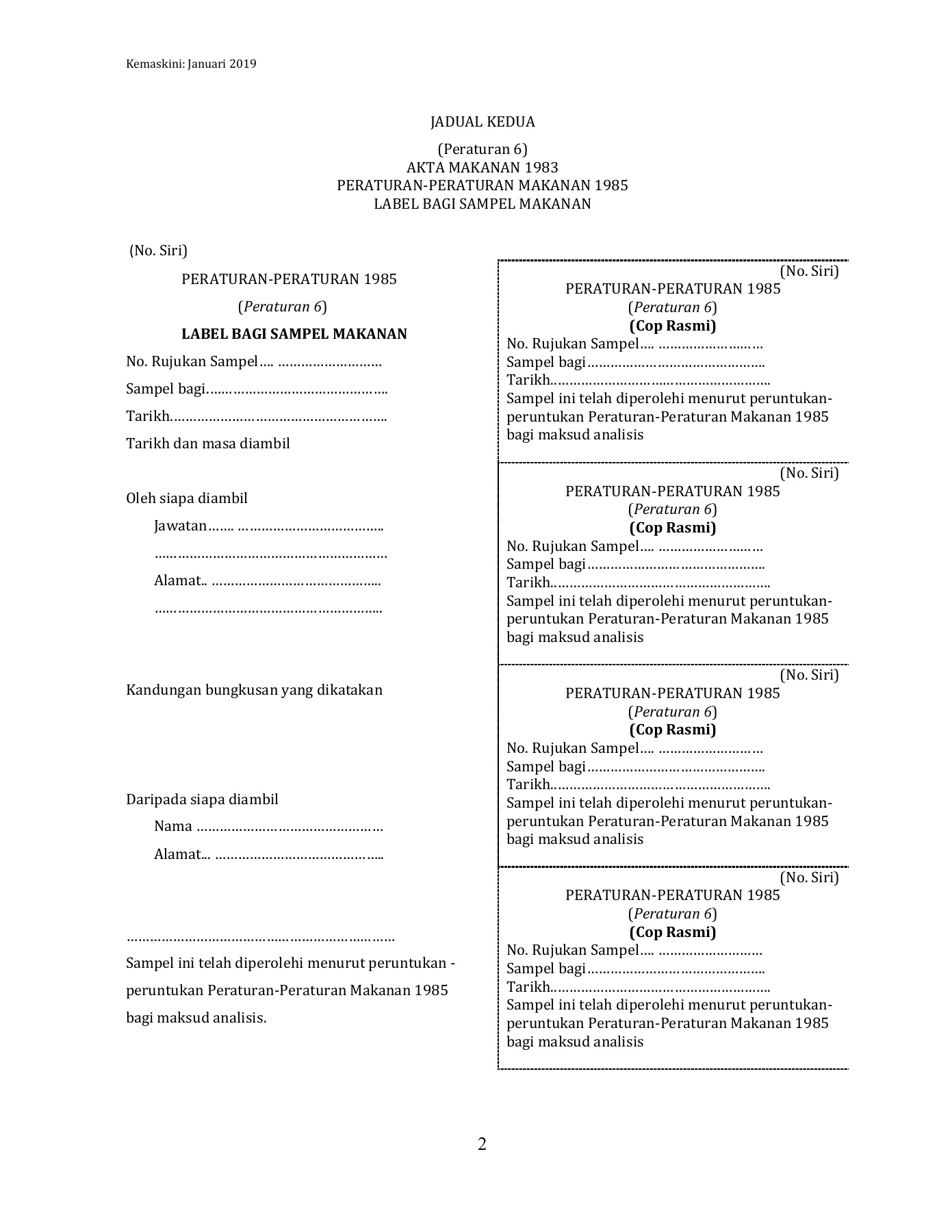 Doc Pengenala3 Akta Makanan1983 Syafiah Liyana Academia Edu