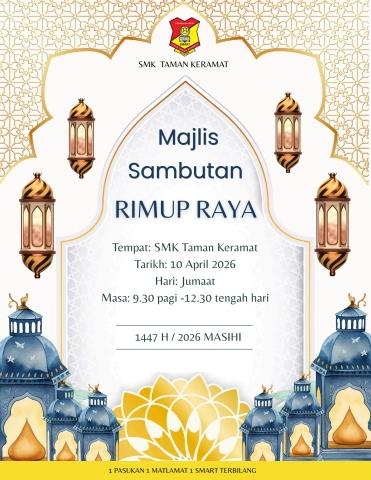 BUKU PROGRAM SAMBUTAN RIMUP RAYA SMK TAMAN KERAMAT - NURUL FATIHA ...