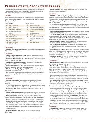 (ENG) D&amp;D 5a Ed. - Princes of the Apocalypse (Errata Corrige) - caio.gracco00 Flip PDF | AnyFlip
