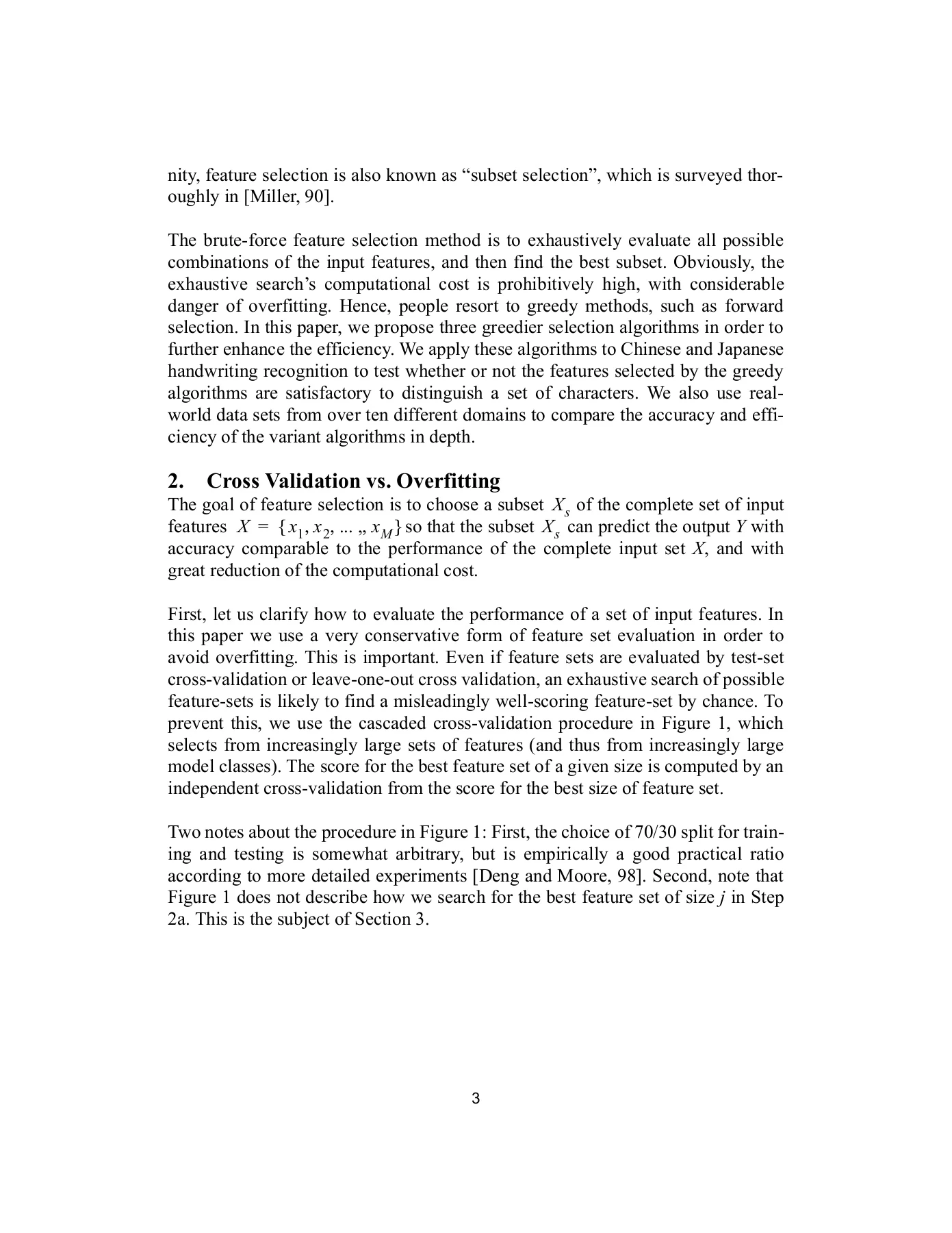 On the Greediness of Feature Selection Algorithms