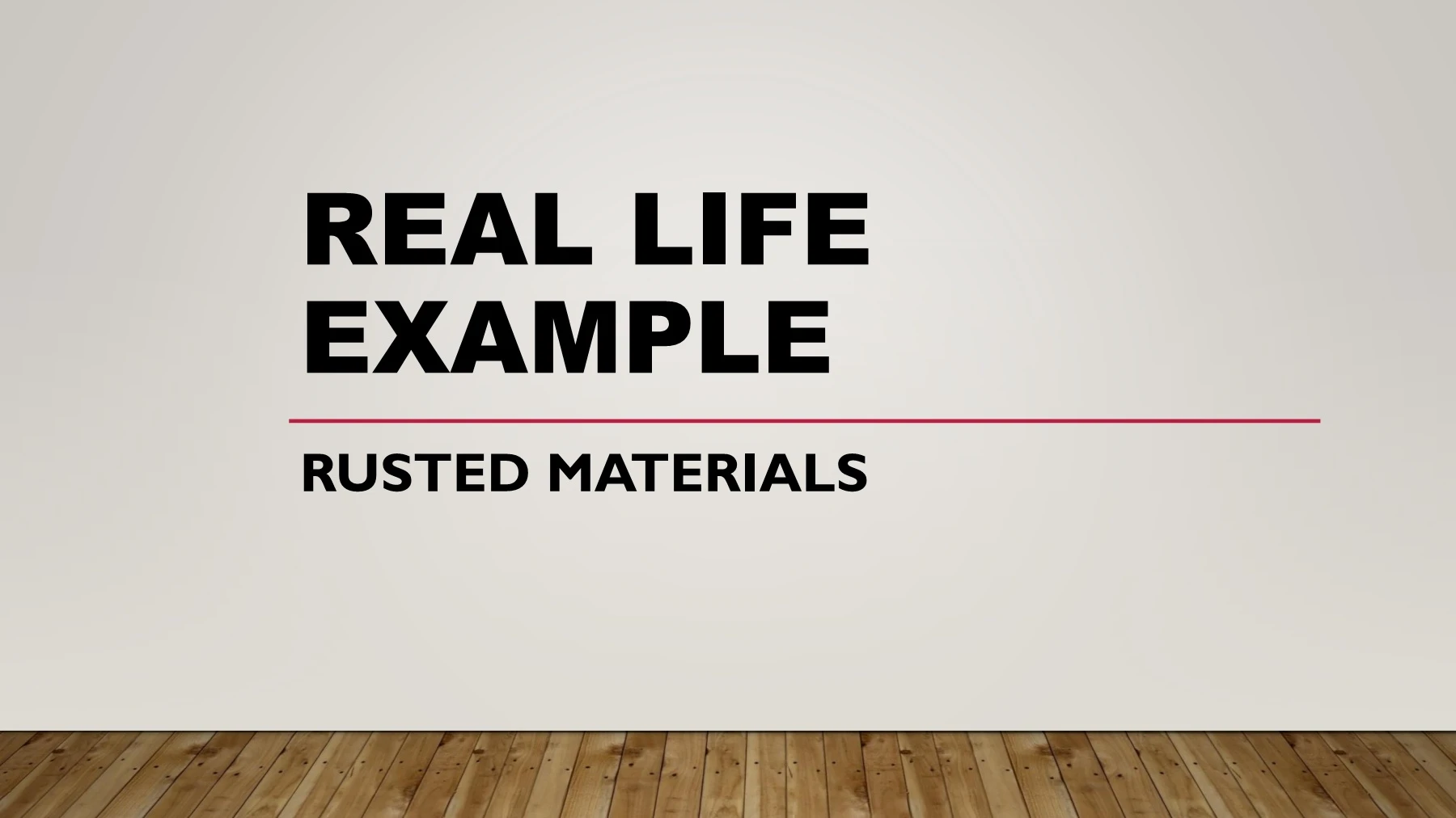 Real Life Example Text Image REAL LIFE EXAMPLE