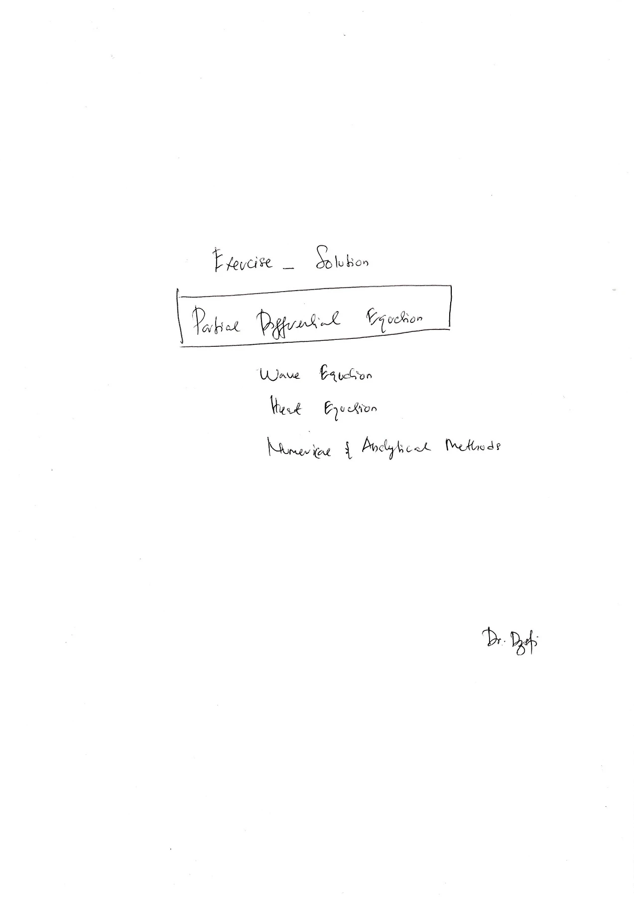 Difficult Partial Differential Problem Partial Differential Equation Exercise