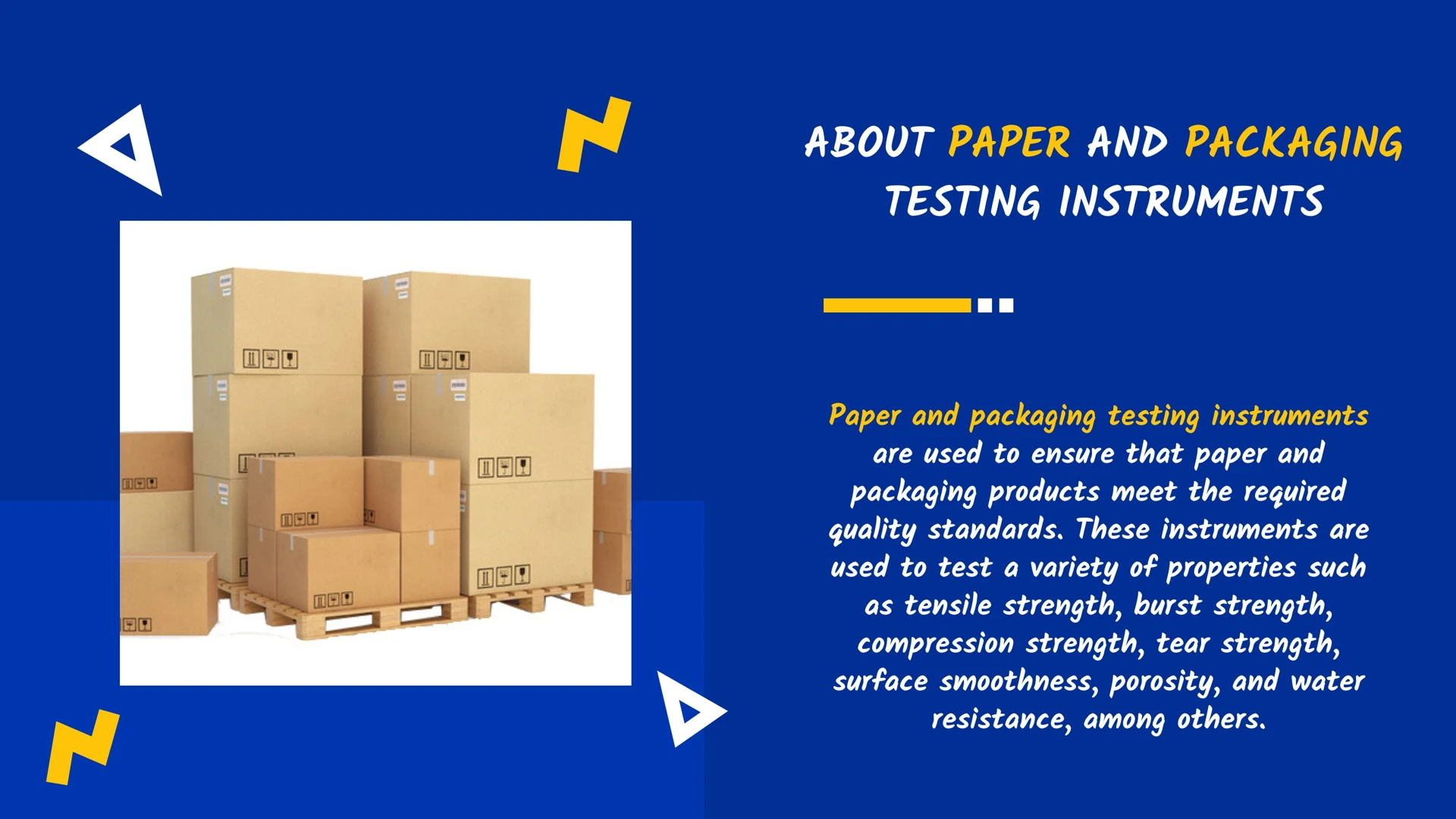 Paper And Packaging testing instruments | Perfectgroupindia