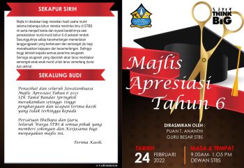 buku program majlis apresiasi tahun 6 - rslakshmi2533 Flip PDF | AnyFlip