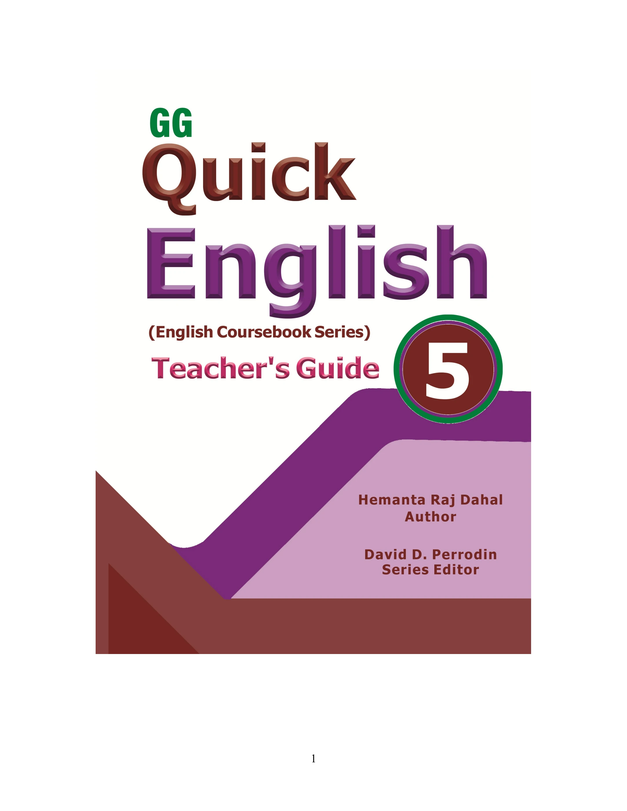 Class 5 English Guide.pdf Teacher Guide - Grade 5 - Quick English 2082