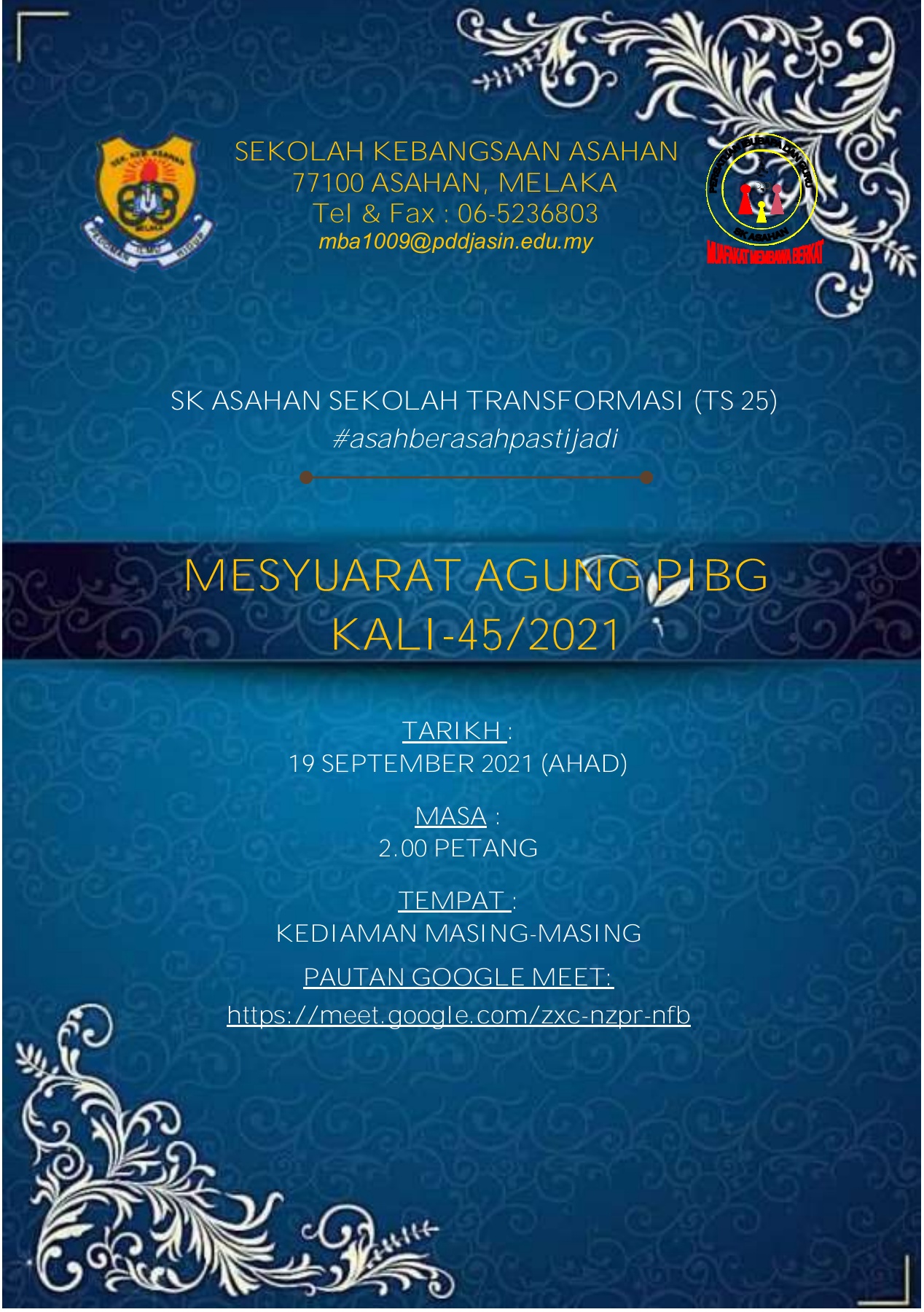 Buku Program Mesyuarat Pibg Kali Ke 45 2020 Flip Ebook Pages 1 18 Anyflip Anyflip