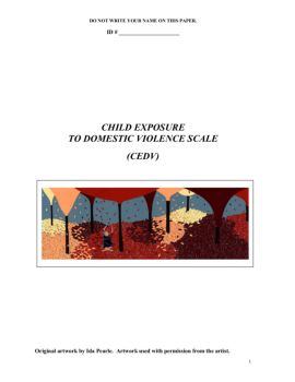 CHILD EXPOSURE TO DOMESTIC VIOLENCE SCALE (CEDV) - Guset User Flip PDF ...