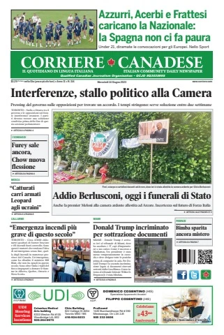 Corriere Canadese (14 giugno 2023)