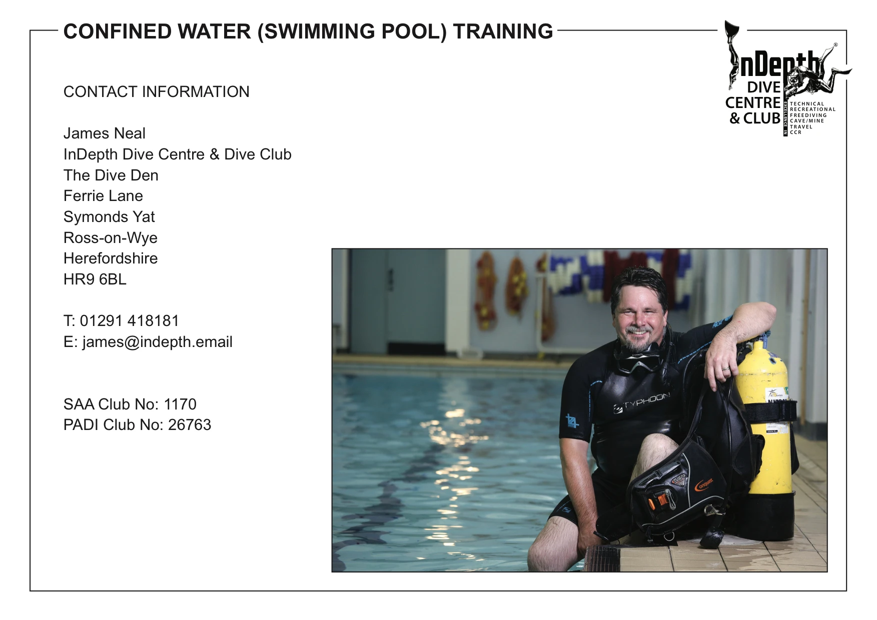 InDepth - Confined Water (Pool) Risk Assessment