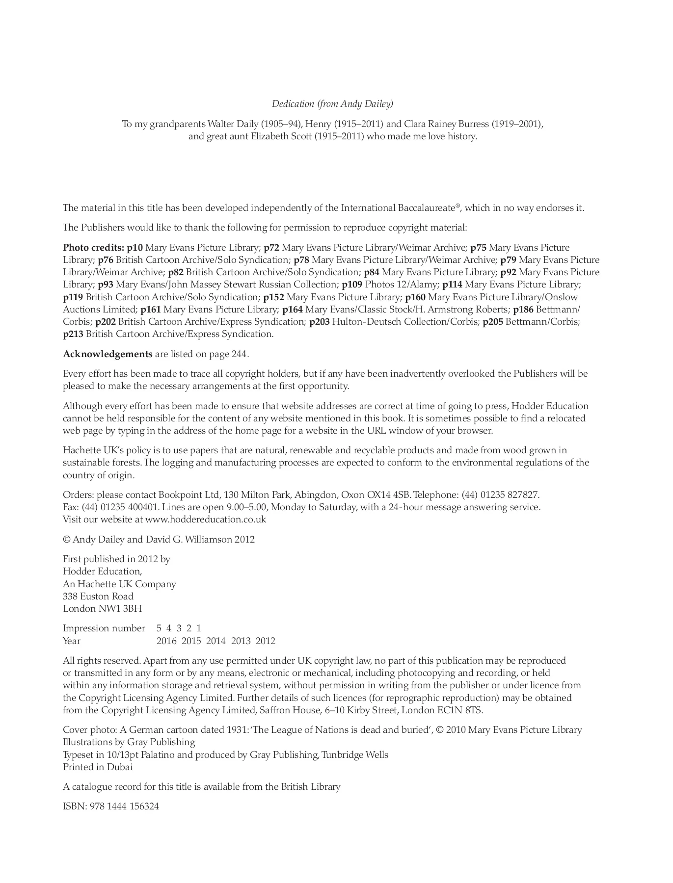 Peacemaking, Peacekeeping - International Relations 1918-1936 - Andy ...