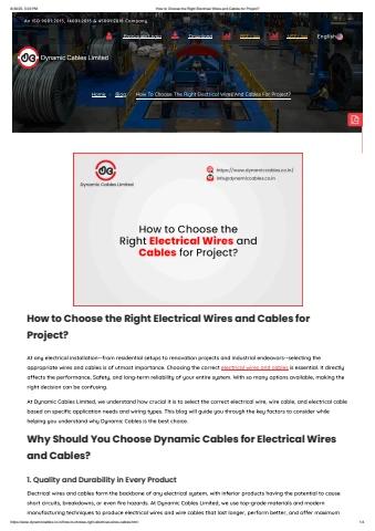How to Choose the Right Electrical Wires and Cables for Your Project