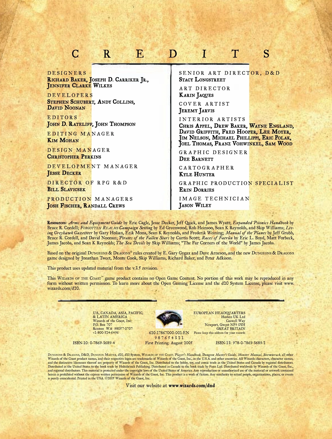 D&D 3.5 - Stormwrack - Mastering The Perils Of Wind And Wave [OEF]