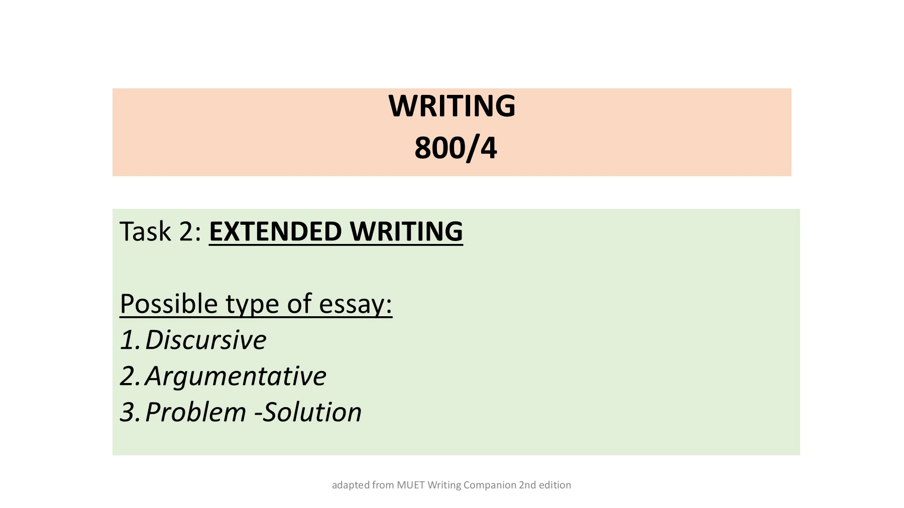 extended writing practices 2