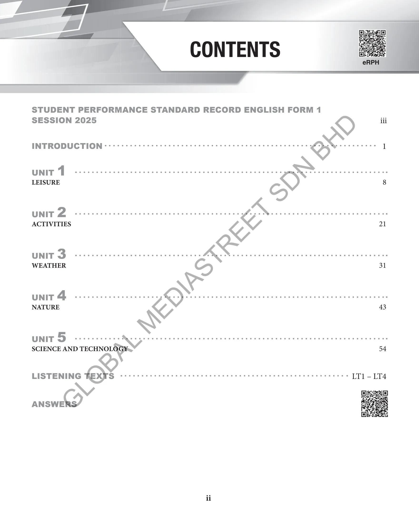 Form 1 English Module Module CEFR English Form 1