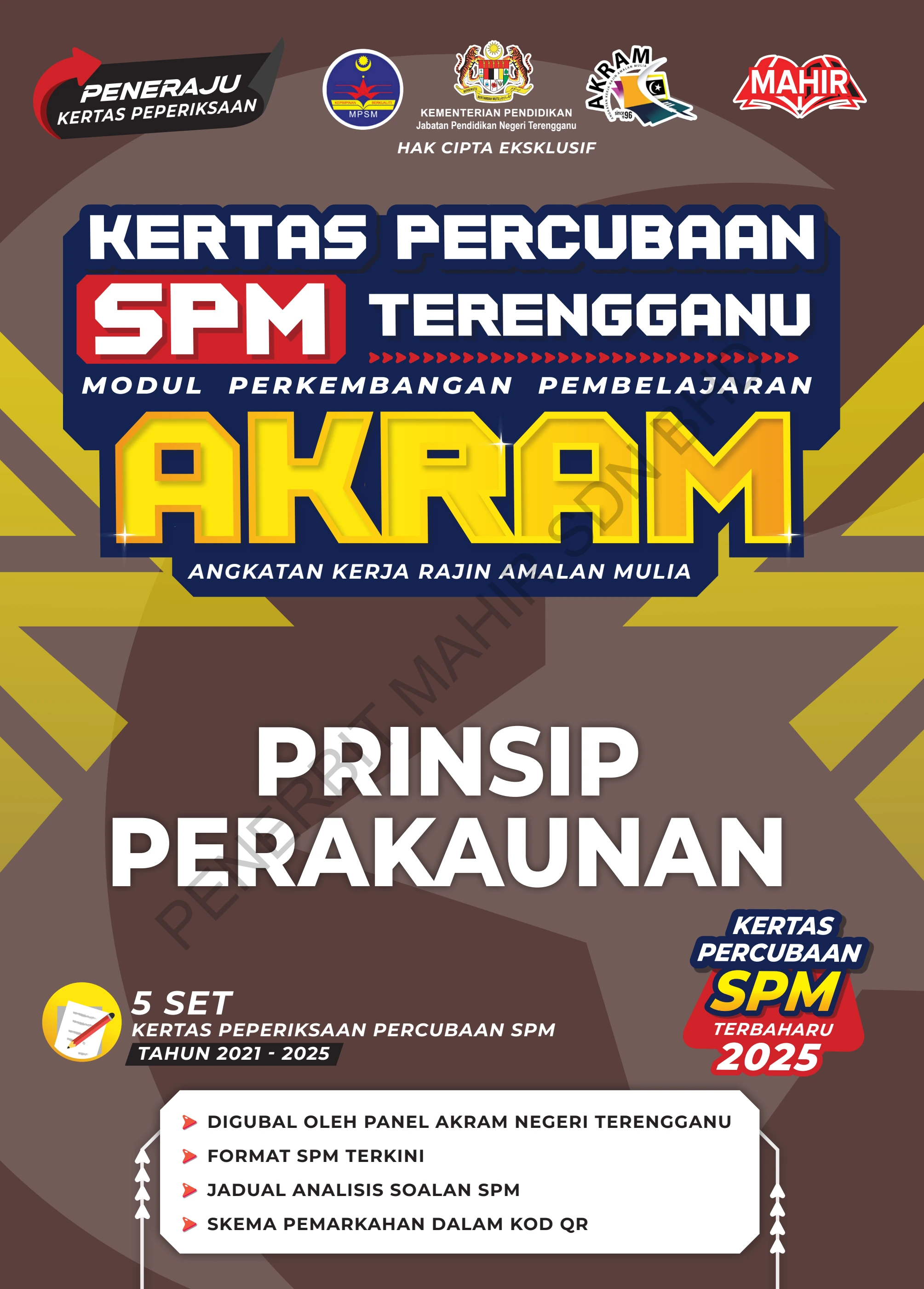 Kertas Percubaan SPM Terengganu AKRAM Prinsip Perakaunan