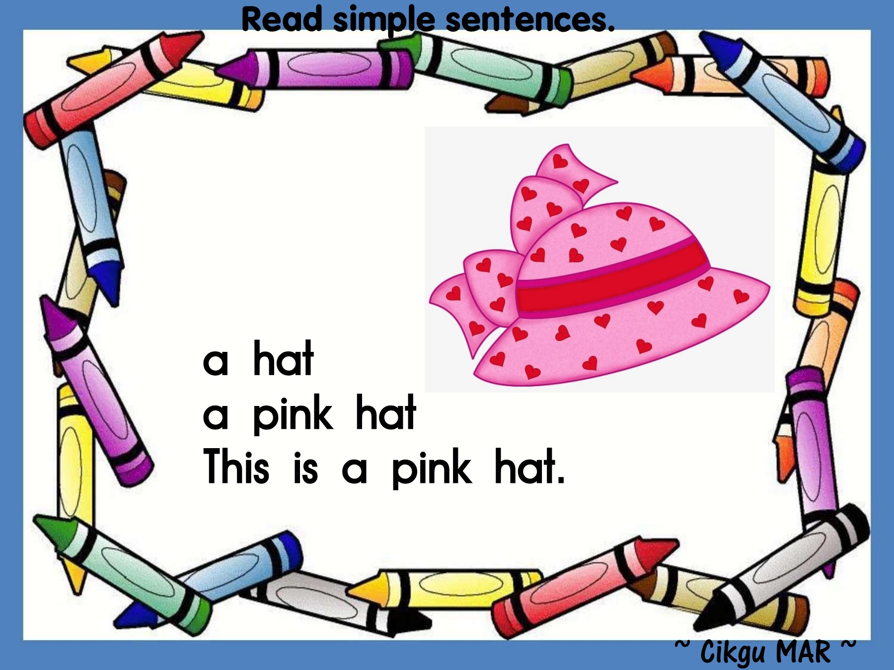 Hat in a sentence deals