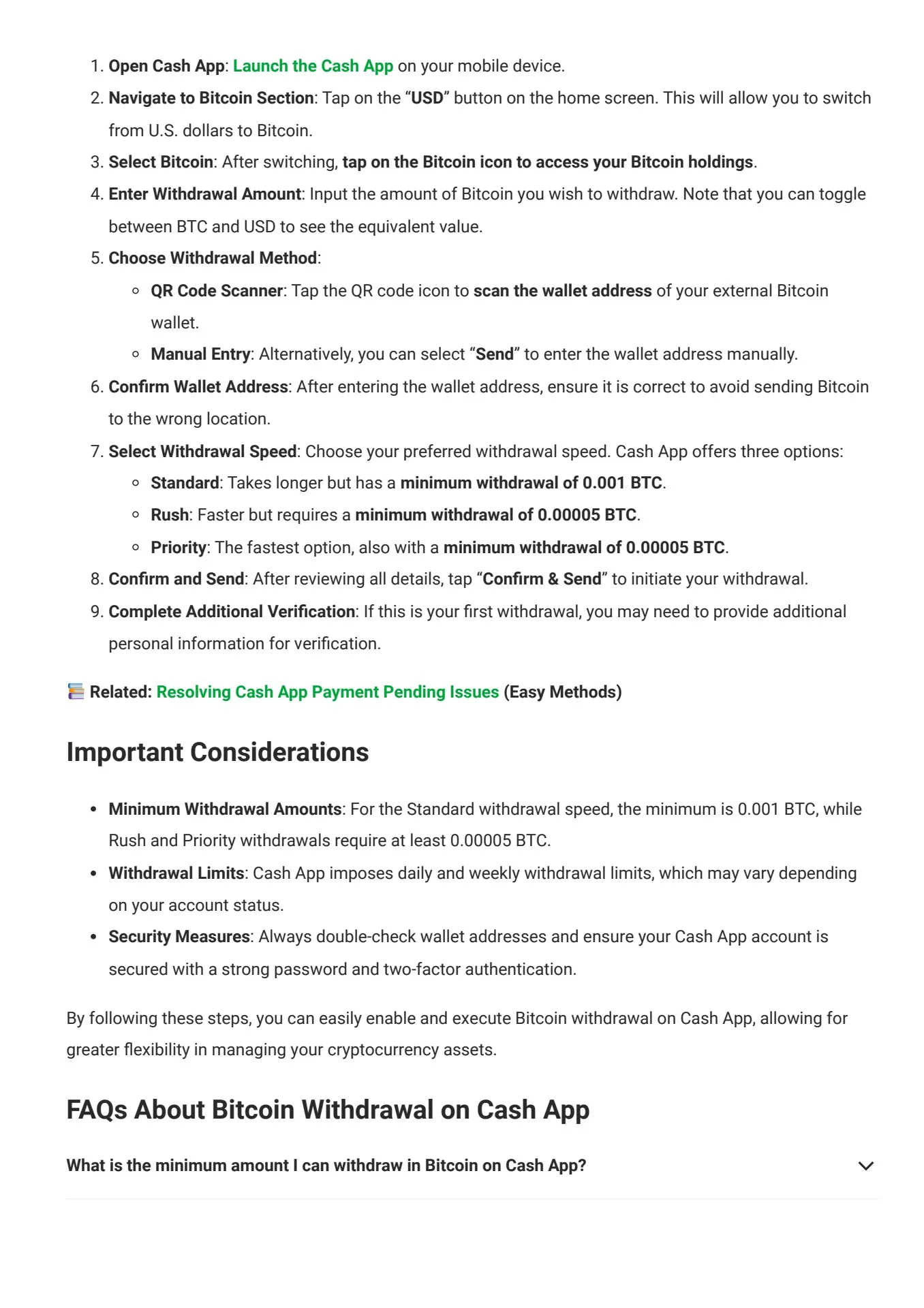 Enable a Bitcoin Withdrawal on Cash App - Flip eBook Pages 1-4 | AnyFlip