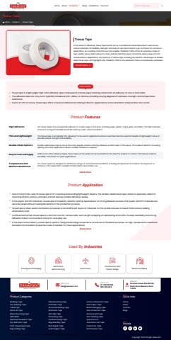 Double Sided Tissue Tape