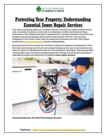 Protecting Your Property: Understanding Essential Sewer Repair Services ...