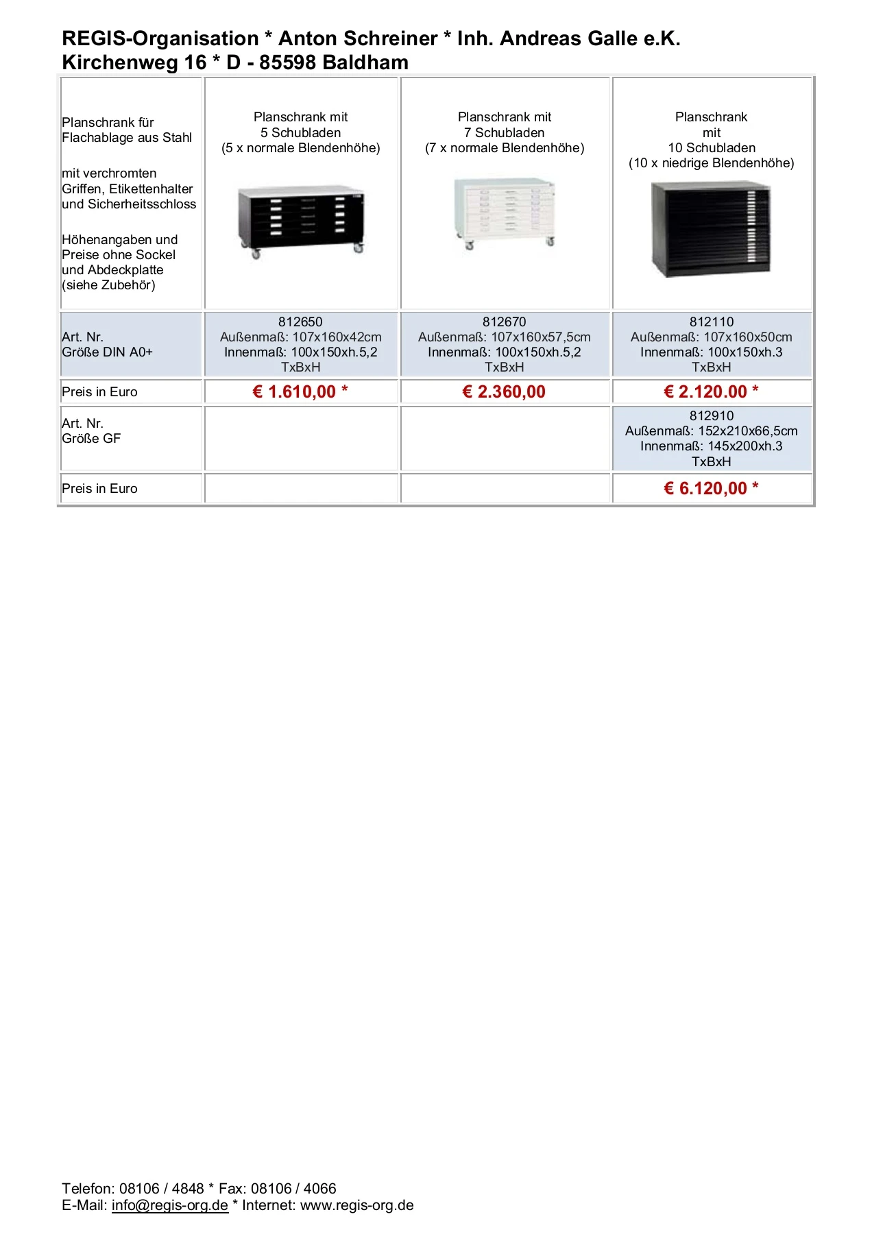 Lüllmann Zeichnungsschrank komplett montiert DIN A1 Flachablageschrank 605x1135x835mm (HxBxT) 6 Schubladen Grafikschrank Planschrank Architektenschrank Stahl 565110 Lüllmann Zeichnungsschrank komplett montiert DIN A1 Flachablageschrank 605x1135x835mm (HxBxT) 6 Schubladen Grafikschrank Planschrank Architektenschrank Stahl 565110