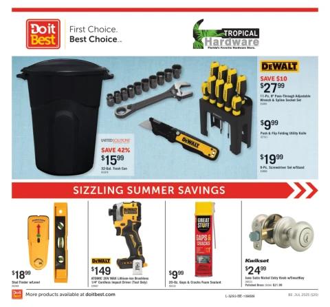 5293 Tropical Hardware July Circular