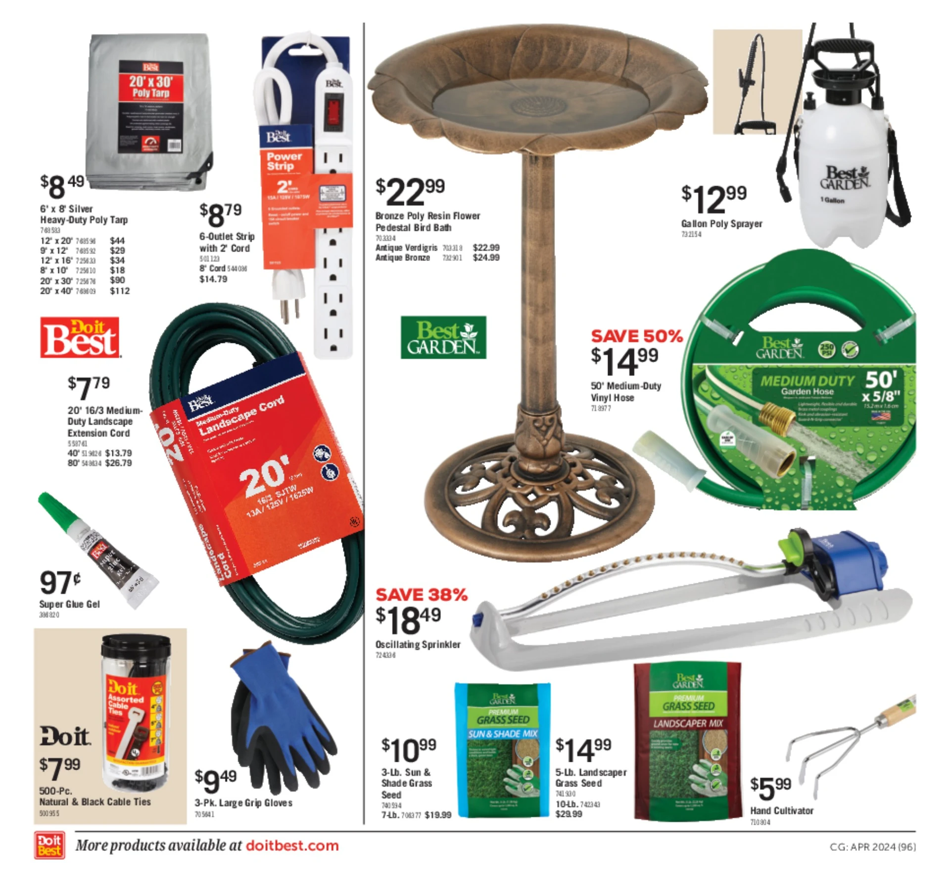 5293 Tropical Hardware April Circular