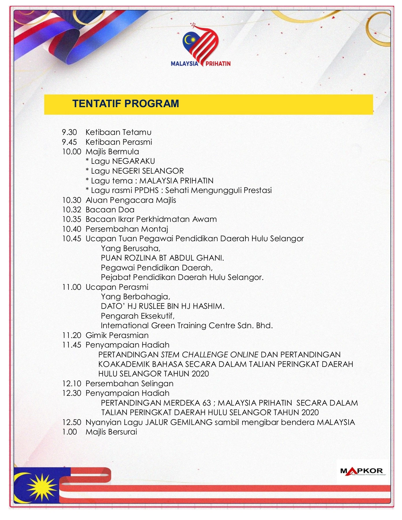 Buku Program Merdeka 63 #2