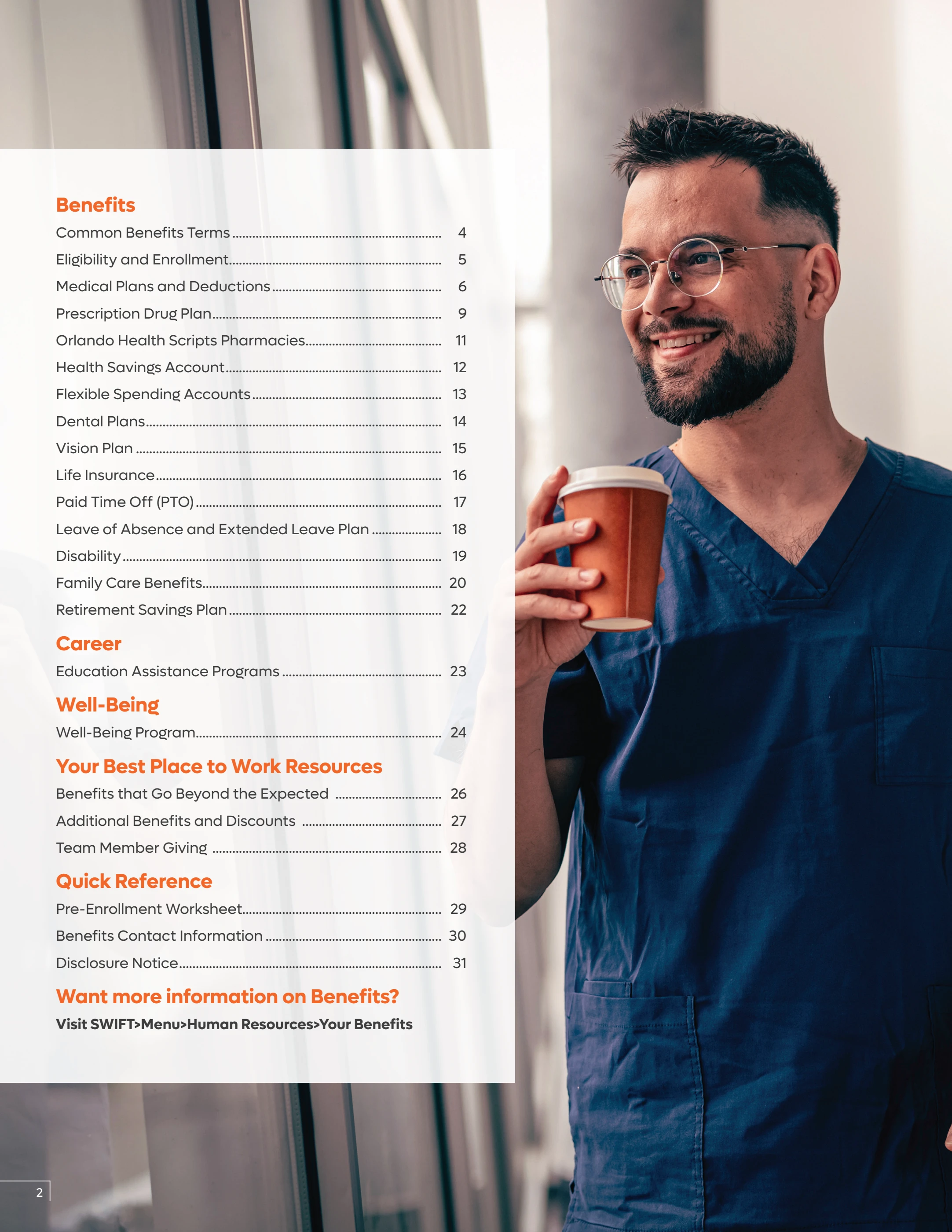 Orlando Health Focus on Benefits Coast to Coast 2026 - Booklet