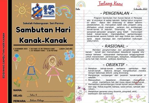 Sambutan Hari Kanak Kanak 2023 - HM Ramalingam Flip PDF | AnyFlip