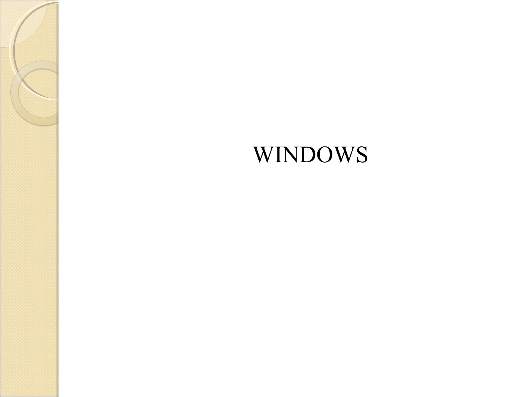 WINDOW