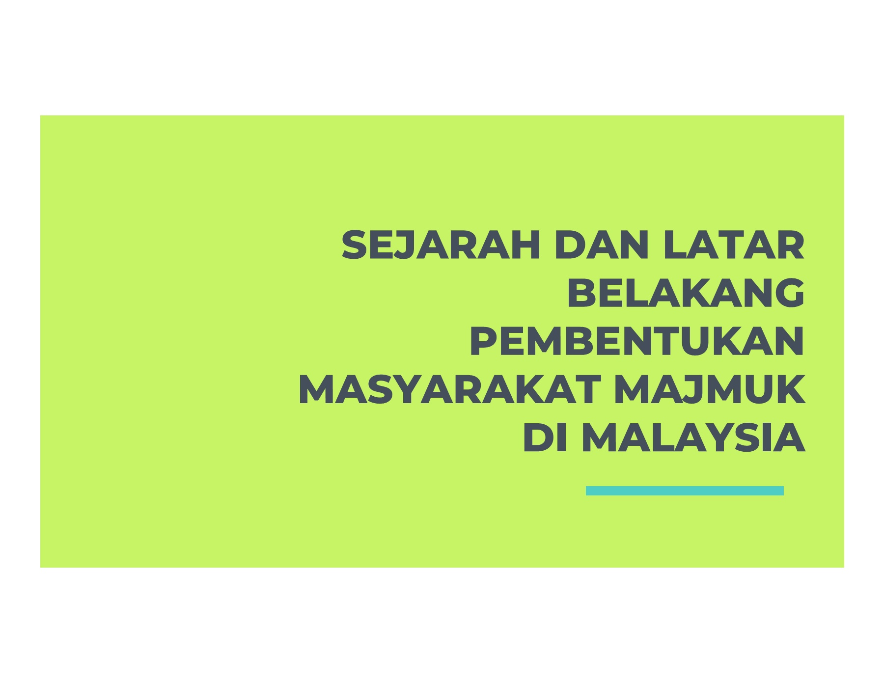 Sejarah Pembentukan Masyarakat Majmuk Flip Ebook Pages 1 6 Anyflip Anyflip